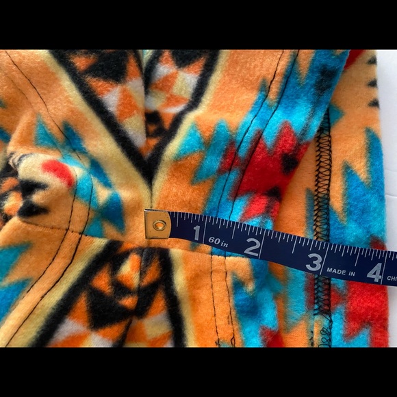 Fuzzy Duds southwestern flannel shorts S - Picture 7 of 10